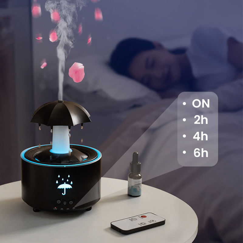 🛌Sleep aid💤 7 Color Rotating Raindrop Aromatherapy Humidifier