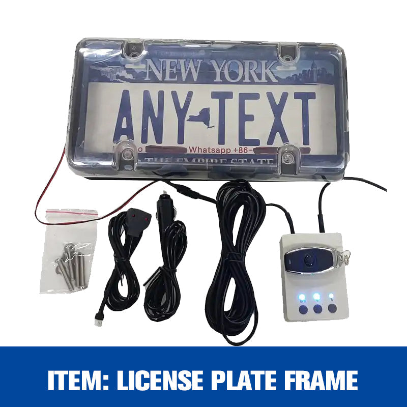 🔥2025 heavy launch🔥 Remote-Controlled Hidden License Plate Frame